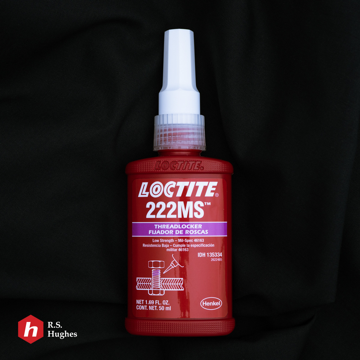Loctite 222MS Purple Threadlocker 22231, IDH:135334 - Low Strength - 50 ml Bottle