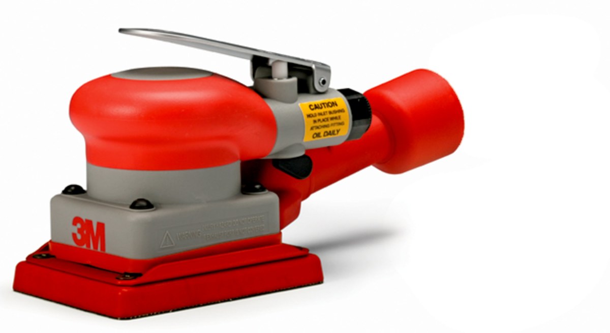 3M 20431 Self-Generated Vacuum Pneumatic Orbital Sander - 3 in Width - 10,000 RPM - 4 in Length -.24 hp