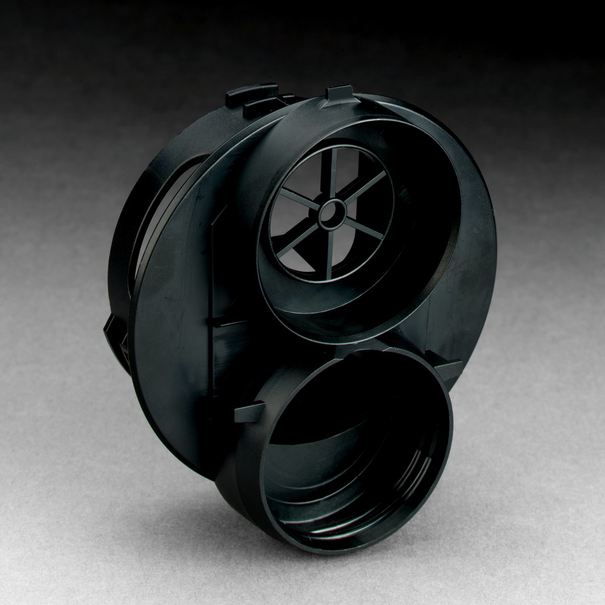 3M 6883 Black DIN Port Base - 051138-76700