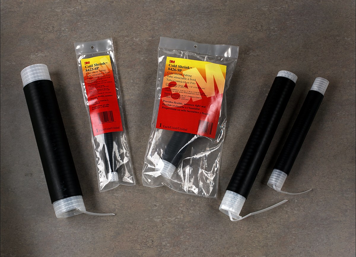 3M 8427-12 Low Voltage Splices - 12 in - Black - 34459