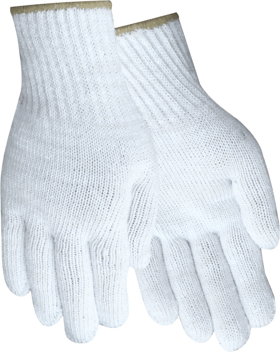 Red Steer 1107 White Medium Cotton/Synthetic General Purpose Gloves - 1107-M