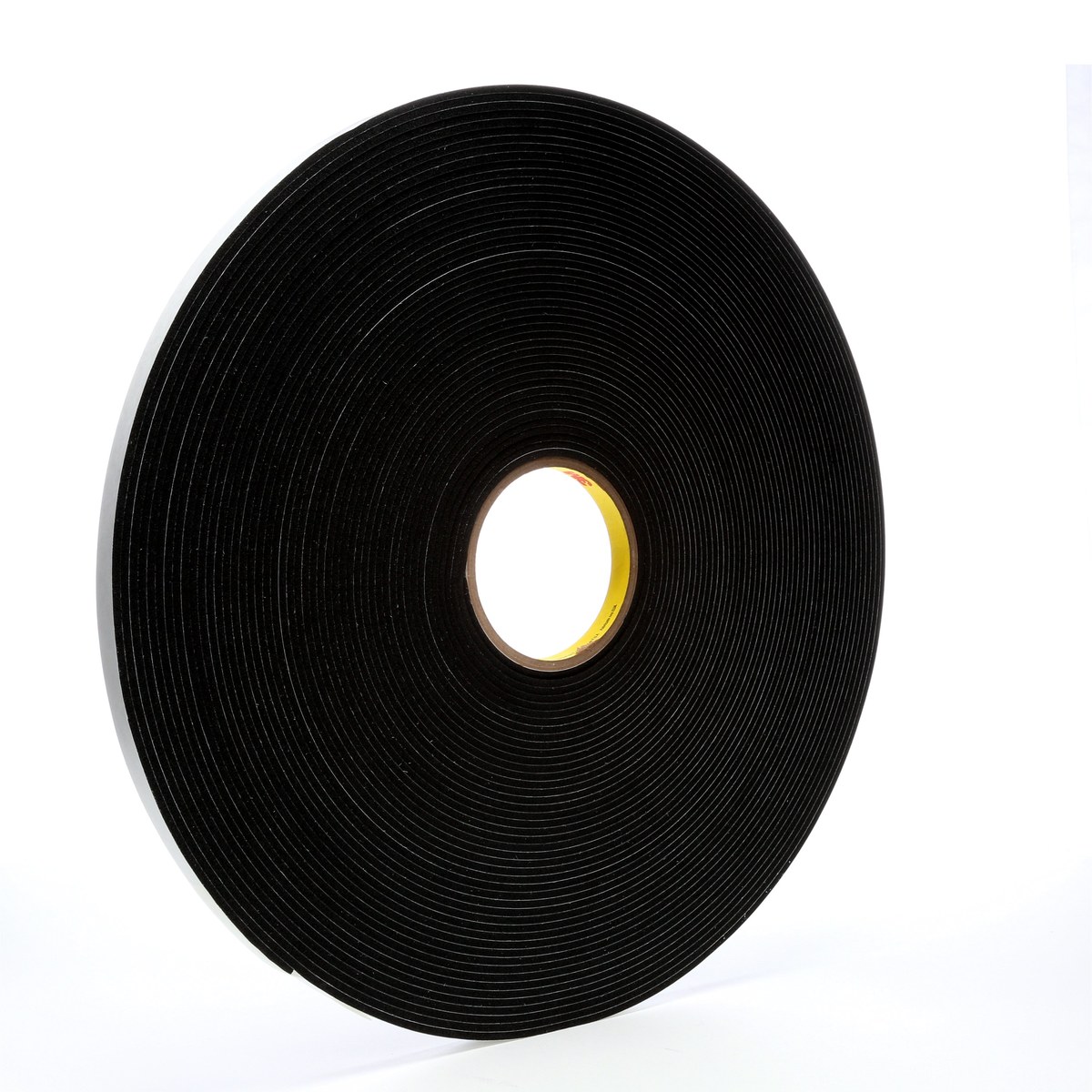 3M 7000028881 Black Single Sided Foam Tape - 1/2 in Width x 36 yd Length - 1/8 in Thick - 06474