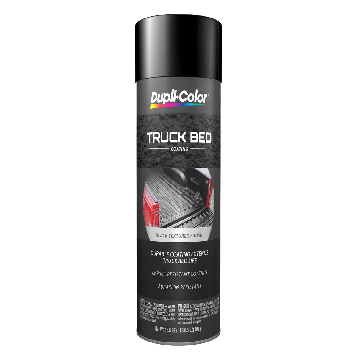 Dupli-Color 02503 Black Bed Liner - Spray 16.5 oz Aerosol Can - 16.5 oz Net Weight - 60250