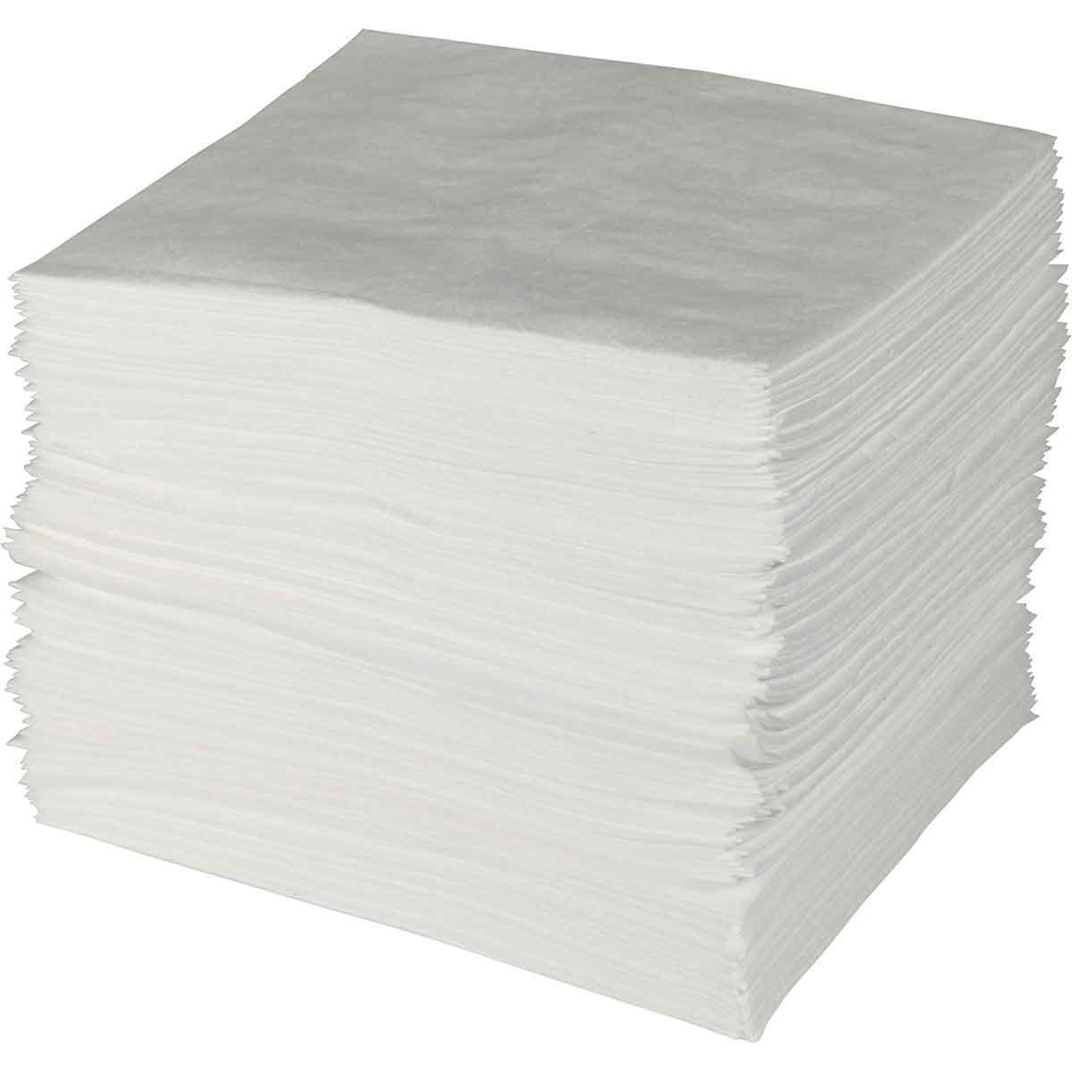 Brady Maxx White Polypropylene 33 gal Absorbent Pad 107698 - 15 in Width - 19 in Length - 662706-12048