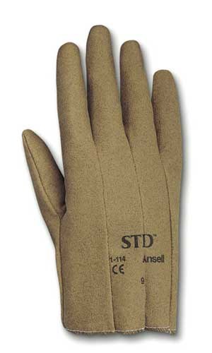tan cotton gloves