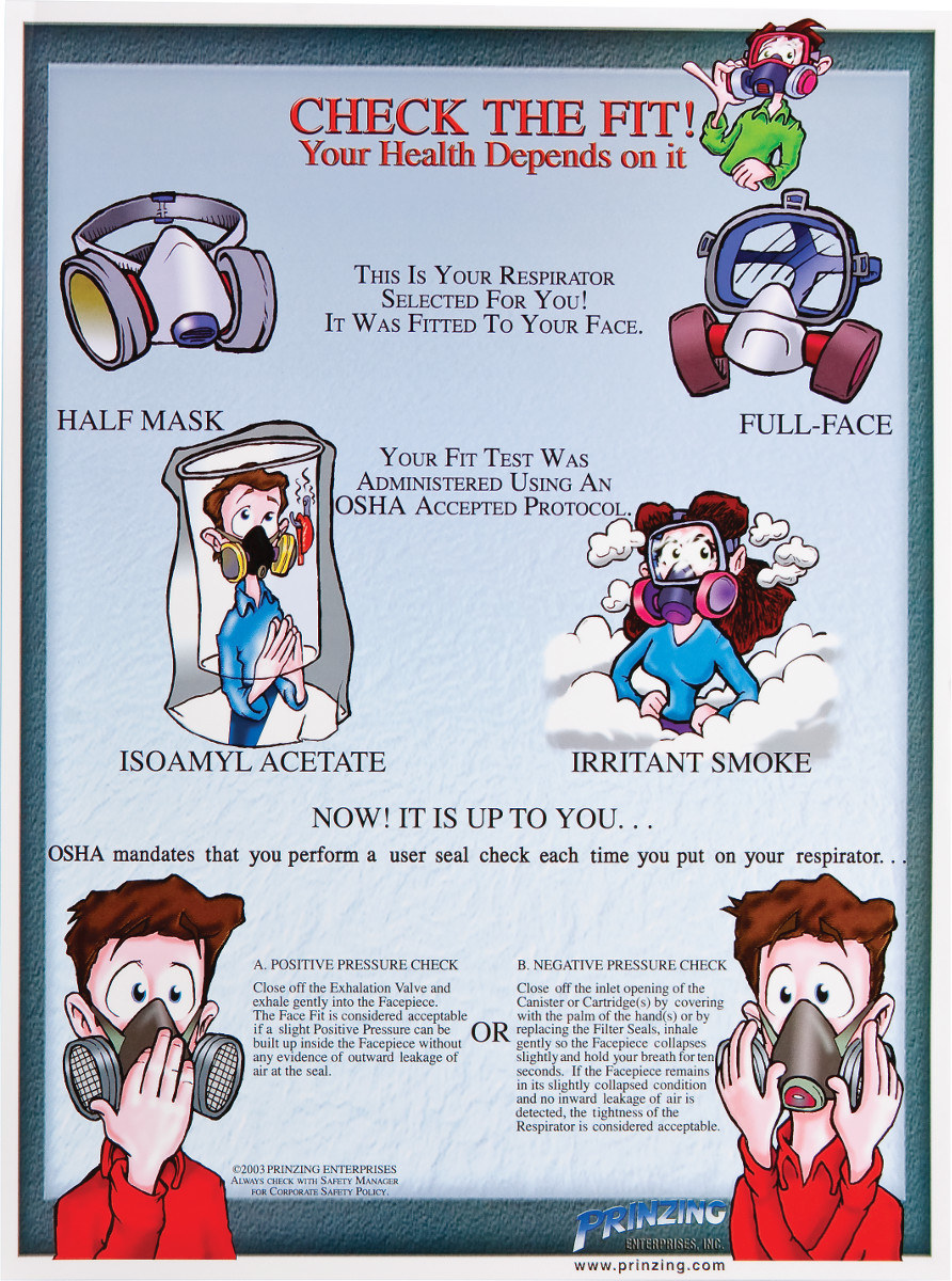 Brady Prinzing Paper Rectangle White Breathing Apparatus Sign - 18 in Width x 24 in Height - Laminated - PS149E