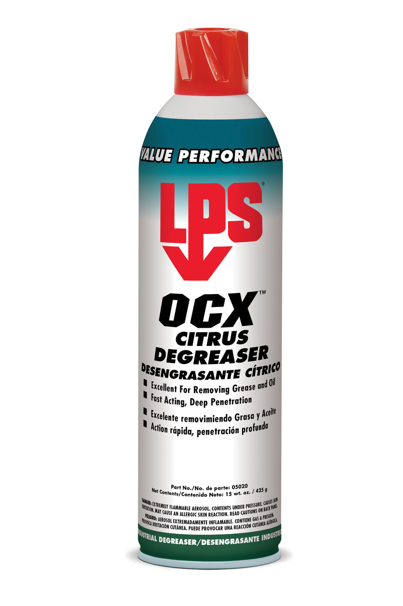 LPS OCX Citrus Degreaser - Spray 15 oz Aerosol Can - 05020