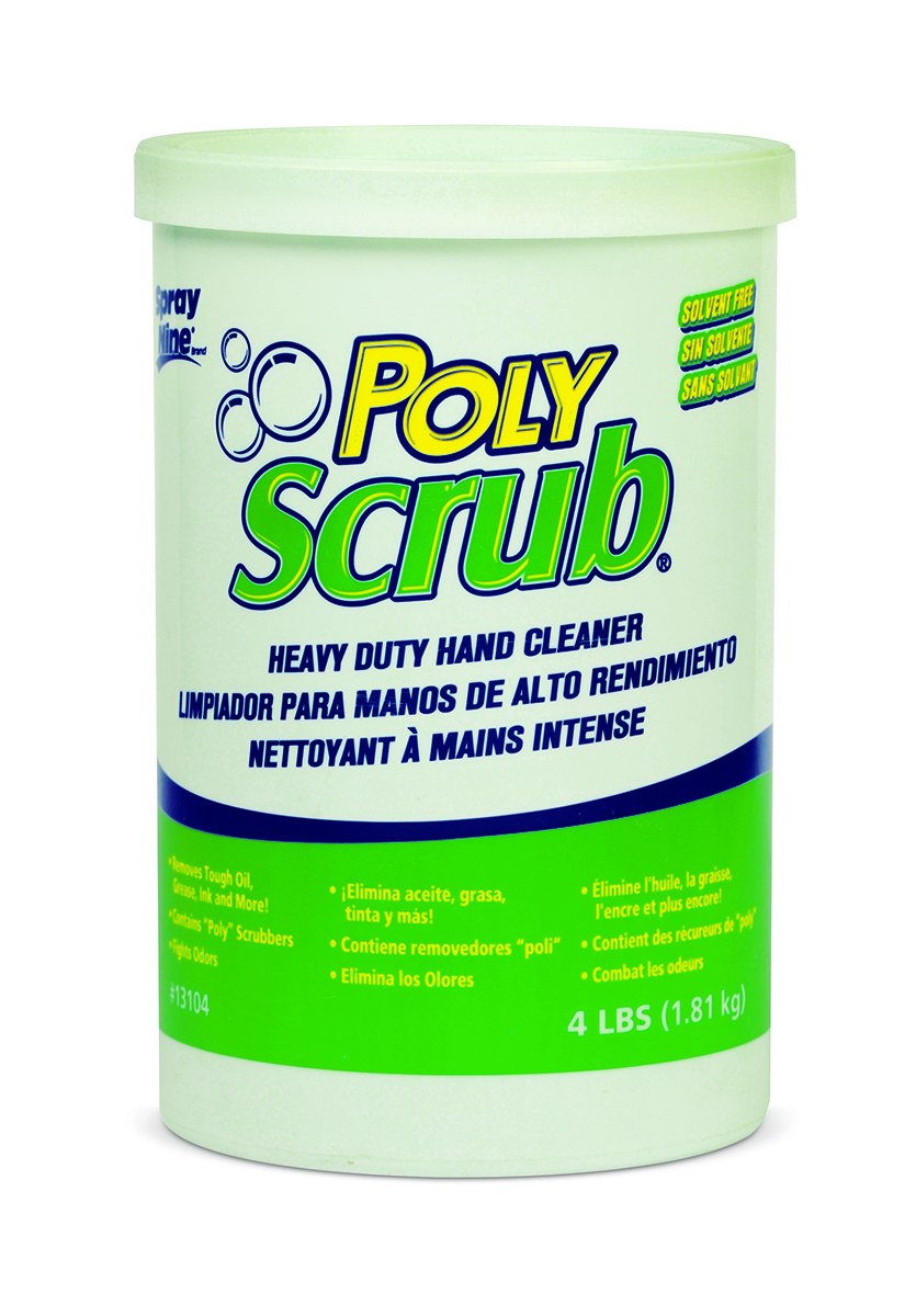 Spray Nine Poly Scrub Hand Cleaner 4 Lb Tub Spray Nine 13104 Rshughes Com
