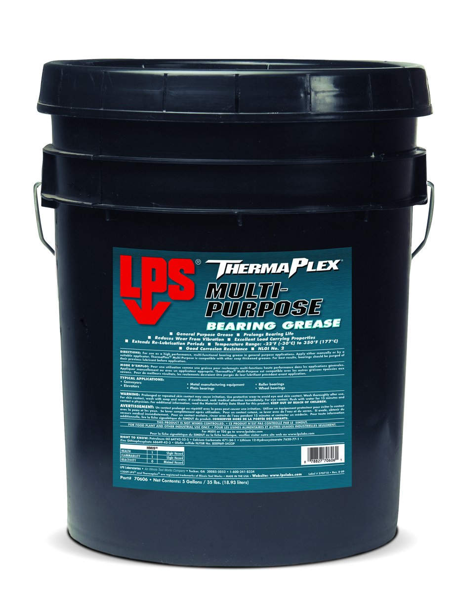 LPS ThermaPlex Multi-Purpose Blue Grease - 5 gal Pail - 70606