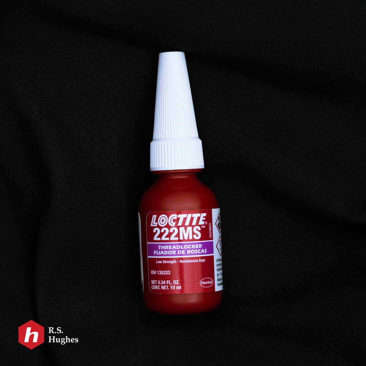 Loctite 222MS Purple Threadlocker 22221, IDH:135333 - Low Strength - 10 ml Bottle