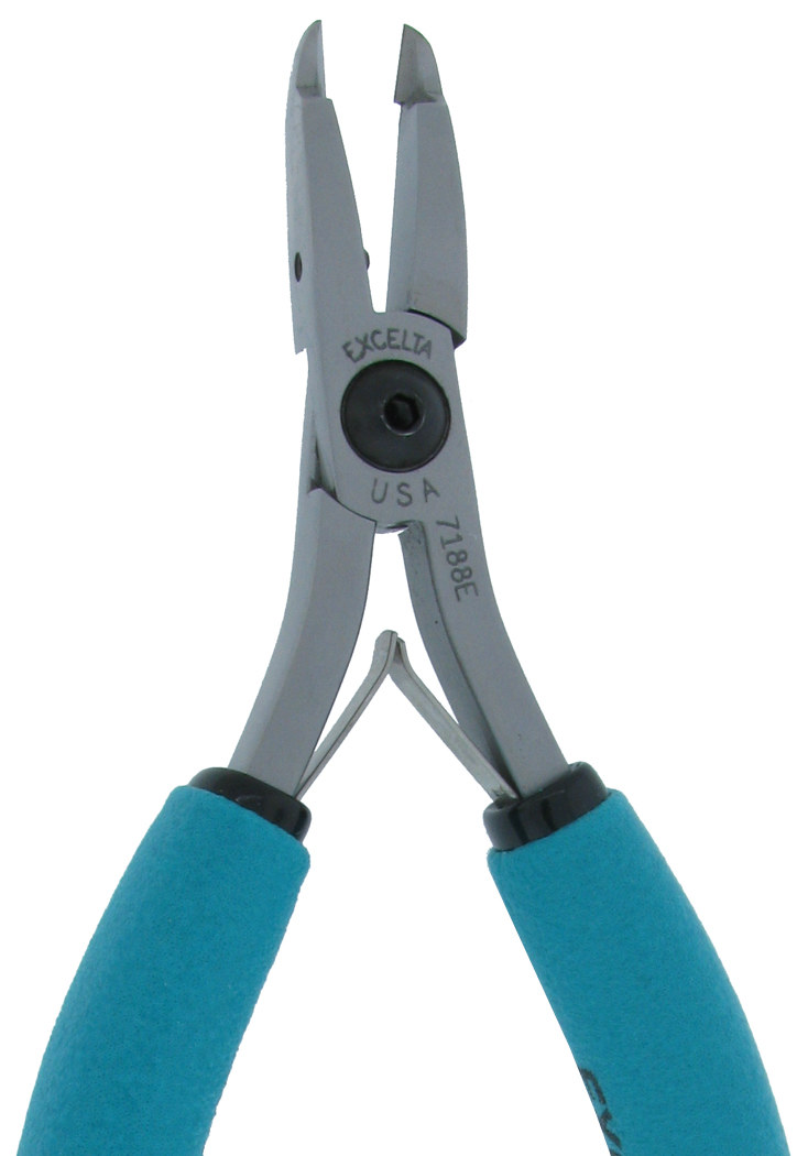 Excelta Five Star 7188E Flush Cutting Plier - Carbon Steel - 6 in - EXCELTA 7188E