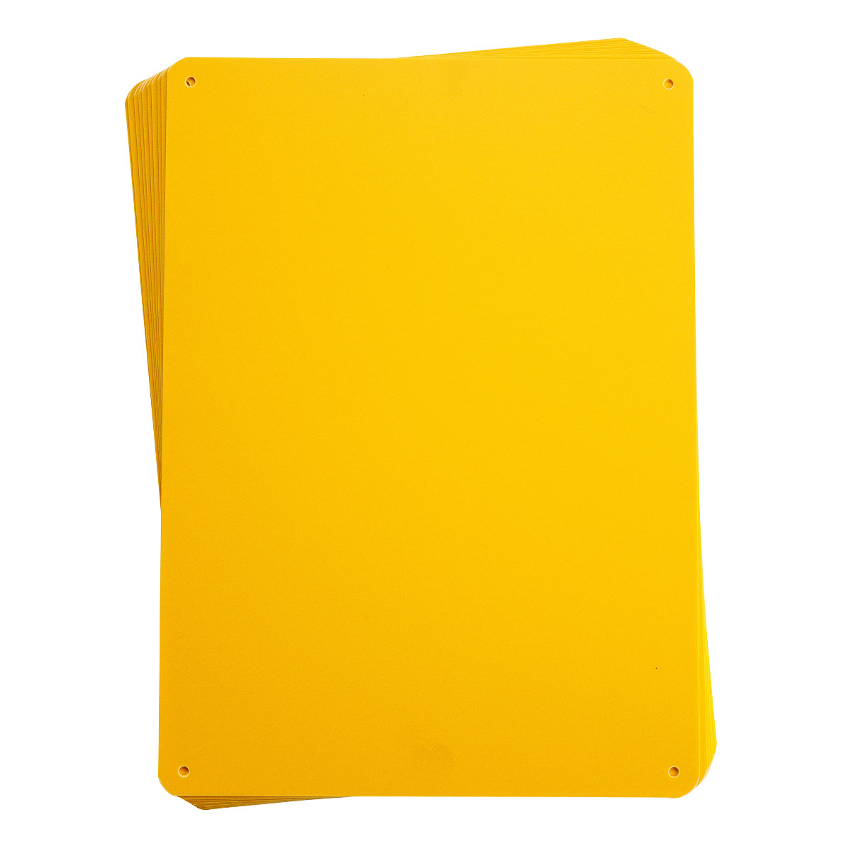 Brady B-401 Polystyrene Rectangle Yellow Sign Blank - 14.25 in Width x 10.25 in Height - 13627