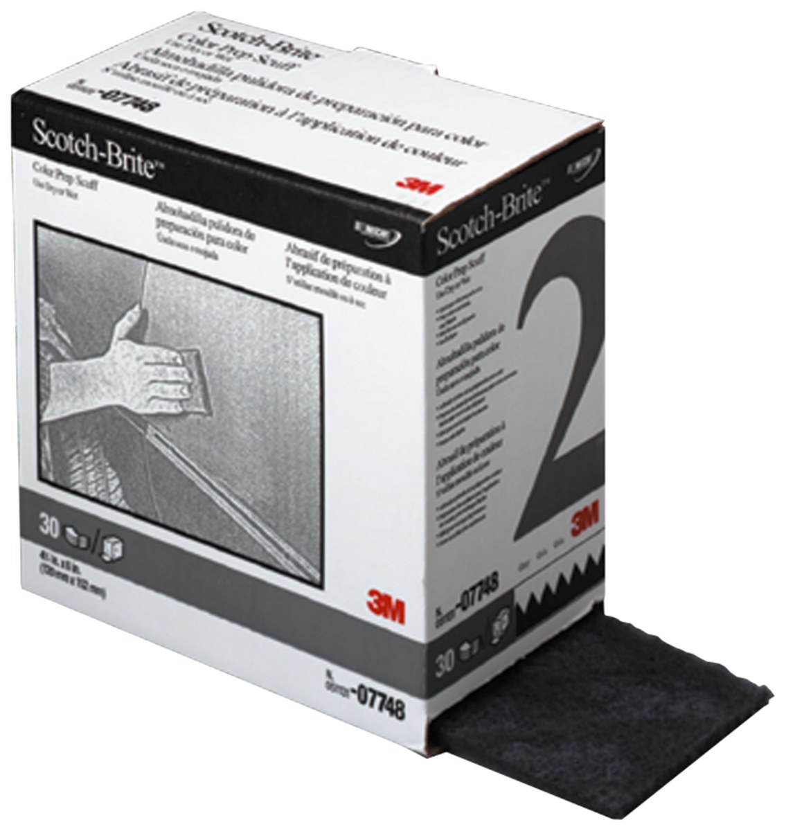 3M Scotch-Brite 7748 Shop Roll 07748 - 4 3/4 in x 15 ft - Silicon Carbide - Ultra Fine