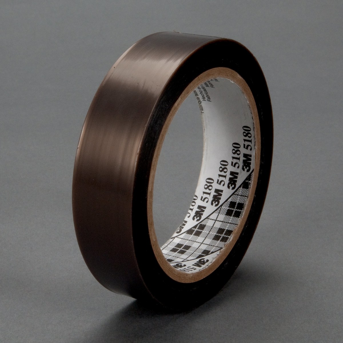 3M 5180 Gray Slick Surface Tape - 1 in Width x 36 yd Length - 3.5 mil Thick - 48103