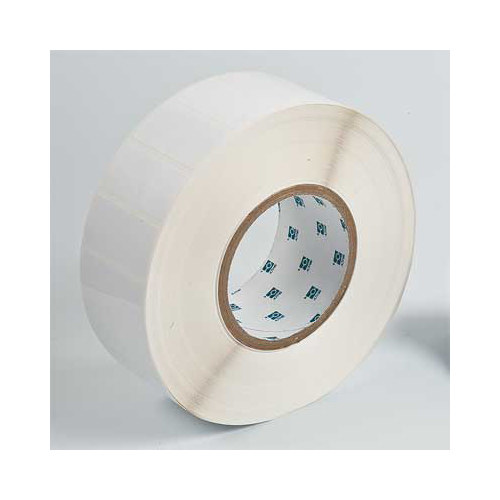 Brady THT-17-422-3 Die-Cut Printer Label Roll - 2 in x 1 in - Polyester - White - B-422 - 14942