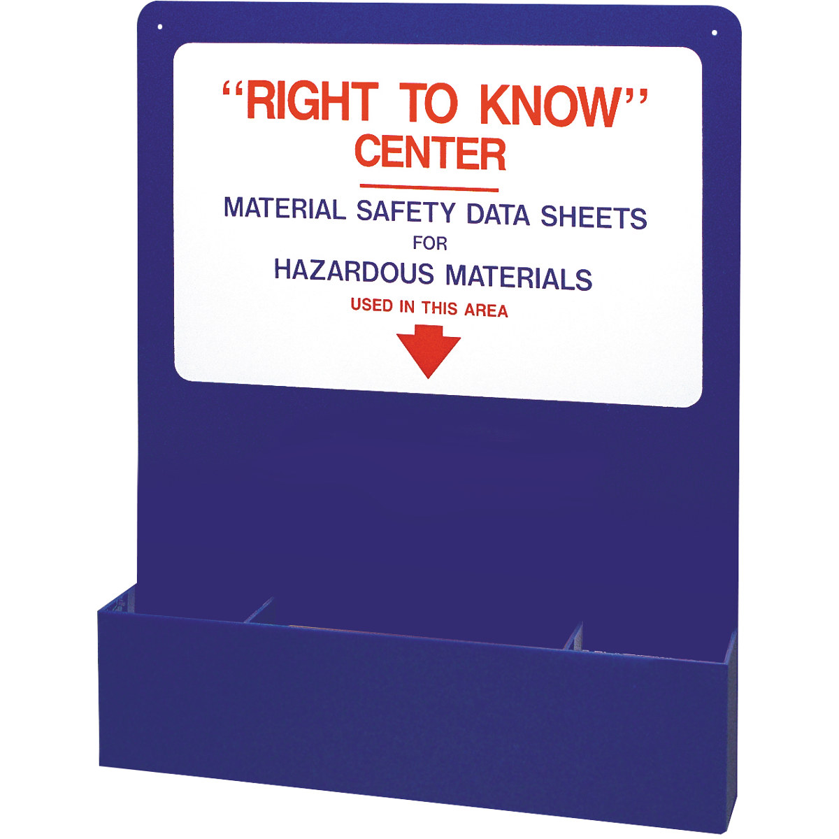 Brady RTK Information Centers - 30 in Length x 24 in Width x 4 1/2 in Height - Language English / Spanish - 2013