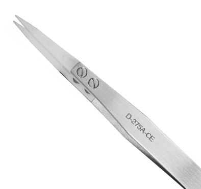 Excelta Five Star Utility Tweezers - Ceramic Straight Tip - 4 3/4 in Length - 0.12 in Thick - D-275A-CE