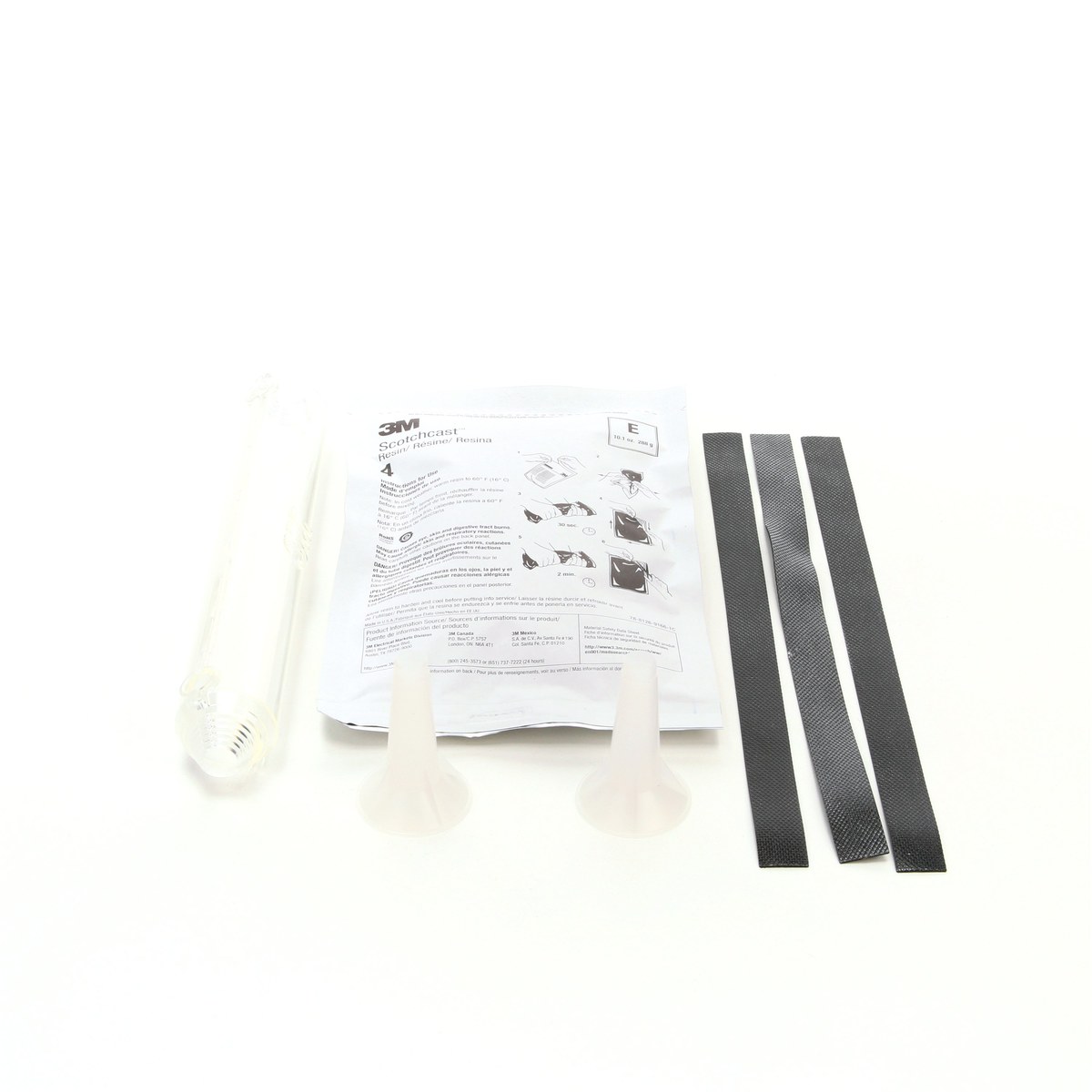 3M Scotchcast 82-A2 Orange Epoxy Inline Resin Splicing Kit - Compatible with Copper Cable - 25032