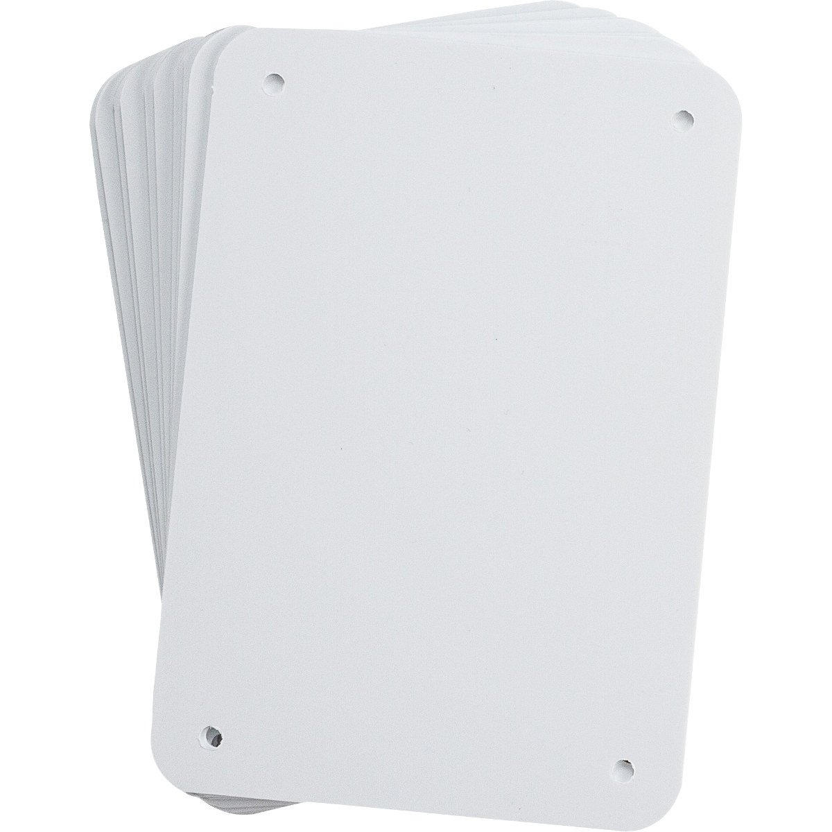 Brady Acrylic Rectangle Clear Sign Blank - 6 in Width x 4 in Height - 13638