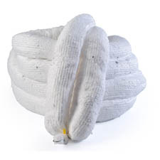 Brady SPC White Polypropylene 61 gal Absorbent Boom 107830 - 5 in Width - 10 ft Length - 662706-14066