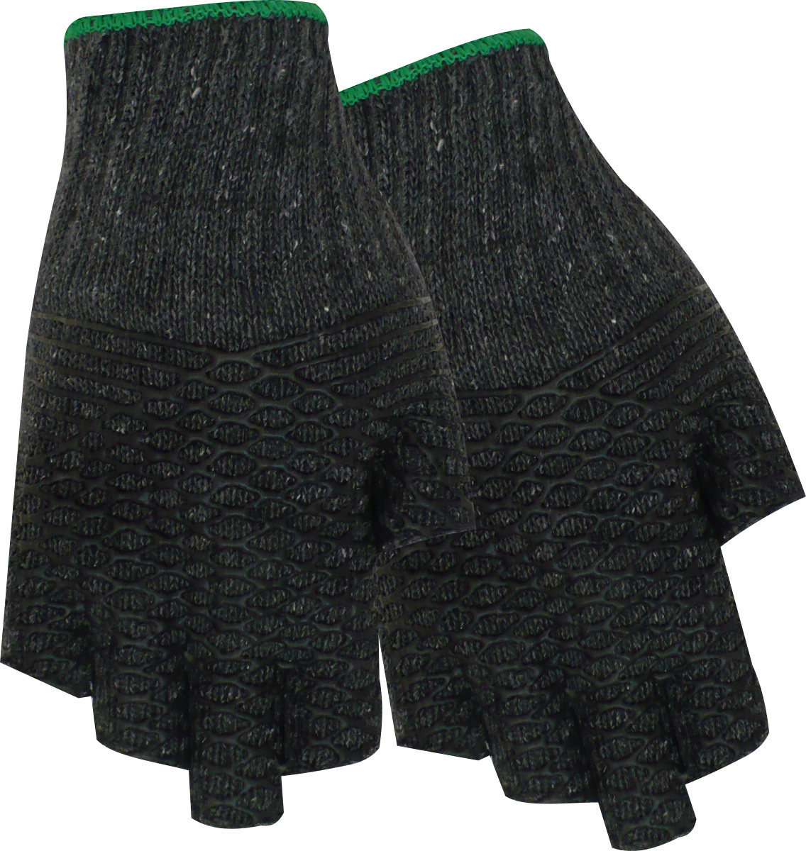 Red Steer 1135 Gray Medium Cotton/Synthetic Work Gloves - PVC Full Coverage Coating - 1135-M