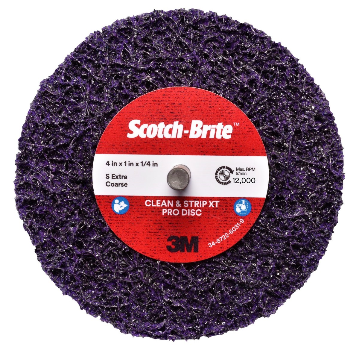 TSM SPEED LOC SCOTCH AND SANDING PAD SCREW ON 2/" HOLDER 1//4/" MANDREL