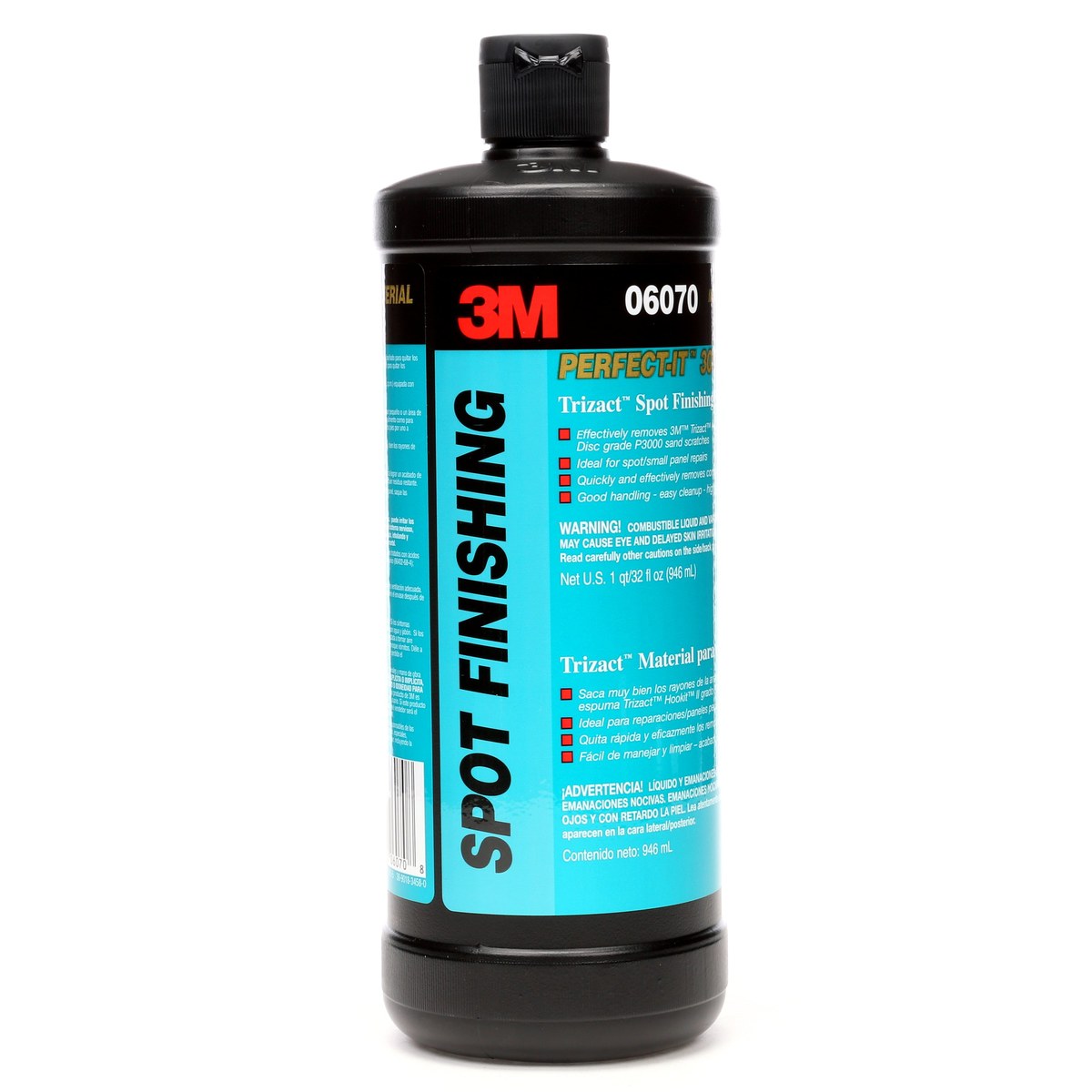 3M Perfect-It 06070 Polishing Compound - 1 qt - Ultra Fine Grade