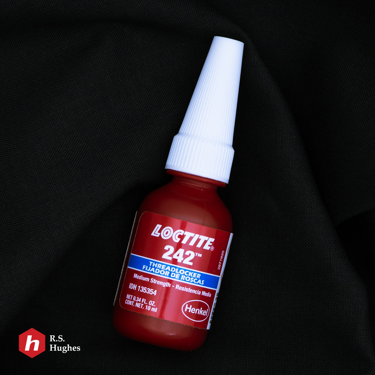 Loctite 242 Blue Threadlocker 24221, IDH:135354 - Medium Strength - 10 ml Bottle