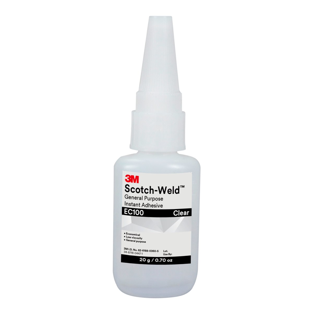 3m Scotch Weld Ec 100 Cyanoacrylate Adhesive 1 Oz Bottle Clear Rshughes Com