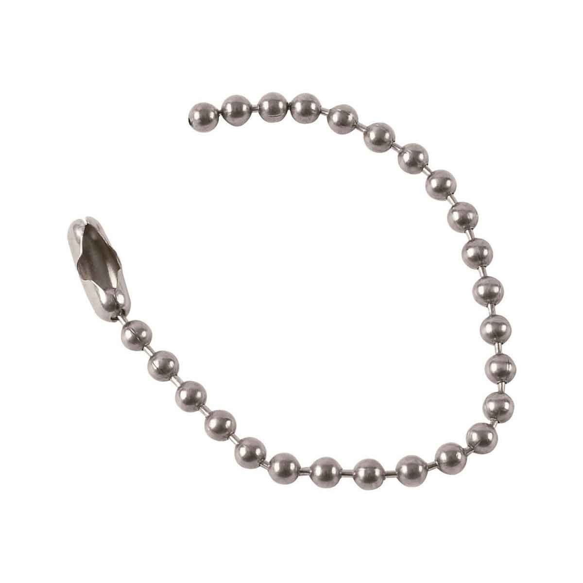 Brady 23307 Ball Chain - 4 1/2 in - Nickel-Plated