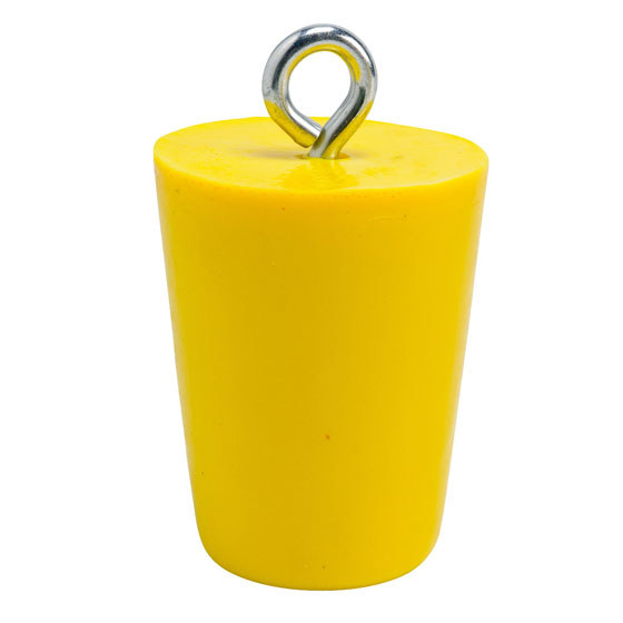 Brady Yellow PVC Plug - 3 in Width - 662706-83274