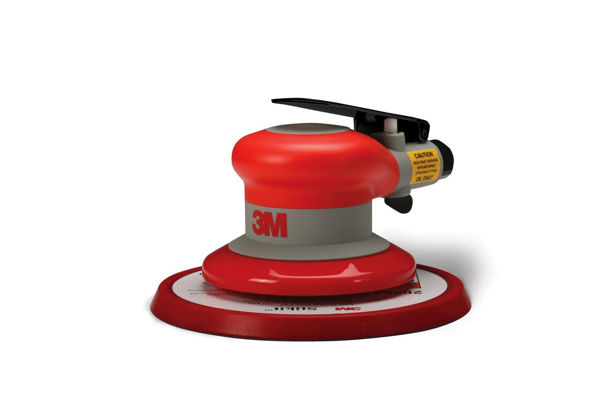 3M 20324 Non-Vacuum Pneumatic Random Orbital Sander - 6 in DIA - 12,000 RPM -.28 hp