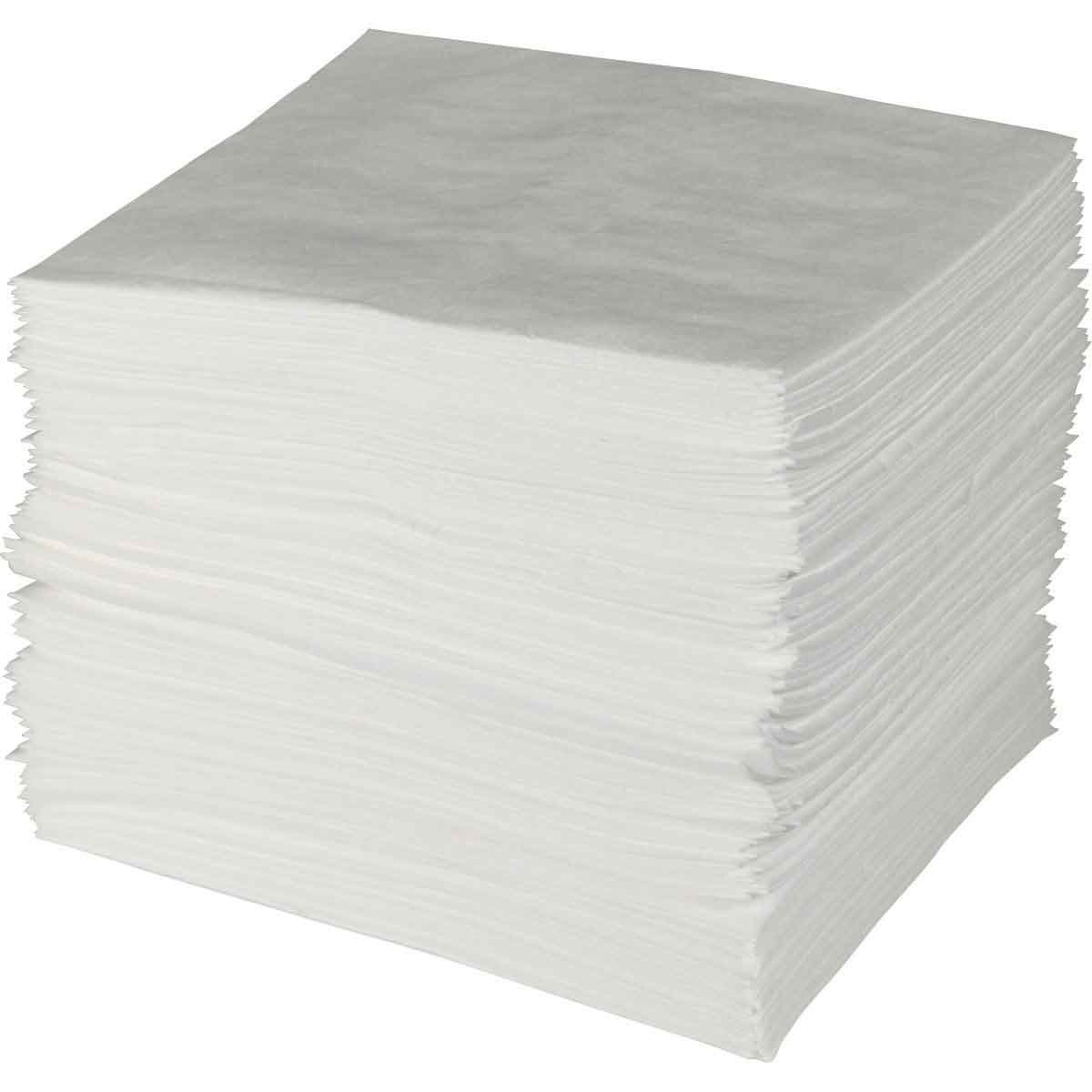 Brady Maxx White Polypropylene 23.2 gal Absorbent Pad 107701 - 15 in Width - 19 in Length - 662706-16049