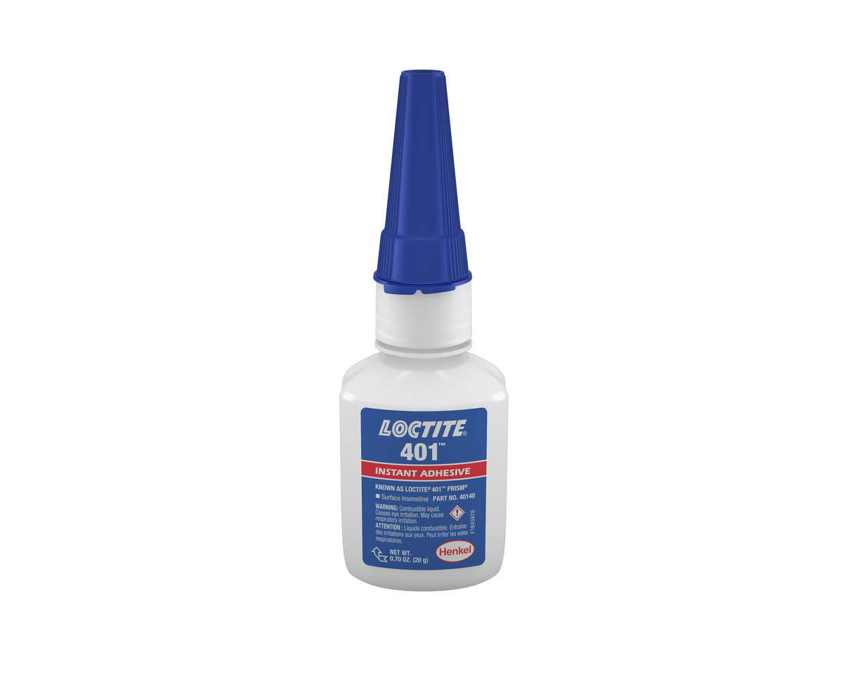 Loctite 401 Cyanoacrylate Adhesive 135429 - 20 g Bottle - 40140, IDH:135429