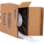image of Brady Permasleeve PS-500-2-WT Die-Cut Printer Sleeve - 2 in x 0.851 in - Polyolefin - White - B-342 - 32605