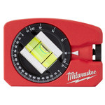 image of Milwaukee Red aluminum Pocket Level - 4.29 in Length - 1.25 in Wide - 3.7 in Thick - 48-22-5102