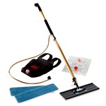 3M Easy Shine Wet Mop Kit - Gold Handle - Flat Mop Connection - 55433