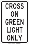 image of Brady B-555 Aluminum Rectangle White Pedestrian & Crosswalk Sign - 12 in Width x 18 in Height - 129429