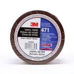 image of 3M 471 Brown Marking Tape - 3 in Width x 36 yd Length - 5.2 mil Thick - 68848