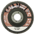 image of Weiler Big Cat Type 27 Flap Disc 50765 - Aluminum Oxide - 4 1/2 in - 80 - Medium