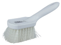 image of Weiler 444 Utility Scrub Brush - Nylon - 8 in - White - 44416