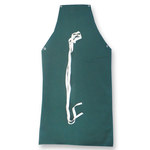 image of Chicago Protective Apparel Green FR Duck Heat-Resistant Apron - 24 in Width - 42 in Length - 542-GFRD