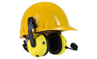 image of Sonetics Yellow Communication Headset - 44 hr Battery Powered - 24 dB NRR - APX373