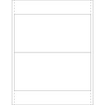 image of White Envelope Insert Cards - 8 in x 4 in - 14062