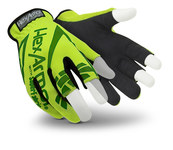 image of HexArmor Chrome Series 4034 Yellow 9 SuperFabric/Synthetic Leather Cut and Sewn Mechanic's Gloves