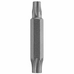 image of Bosch T25/T30 Torx Double Ended Bit 42079 - 1/4 in Shank - High Carbon Steel - 1.5 in Length