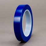 image of 3M 471+ Blue Marking Tape - 1/2 in Width x 36 yd Length - 5.3 mil Thick - 06408