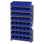 image of Akro-Mils APRSAST Fixed Rack - Gray - 8 Shelves - APRSAST00