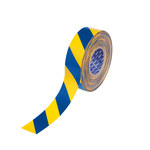 image of Brady ToughStripe Max Blue, Yellow Marking Tape - 2 in Width x 100 ft Length - 0.024 in Thick - 62916