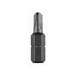 image of Irwin #3 Tri-Wing Insert Bit 3053032 - 1/4 in Shank - S2 Steel - 1 in Length - 09804